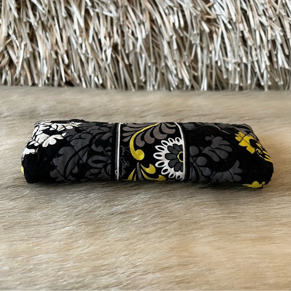 VERA BRADLEY Baroque 2010 Long Lined Zipper Top Travel Cosmetic Case Pencil Y2K - Picture 7 of 10